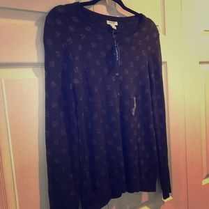 Old Navy Glitter Polka Dot Cardigan